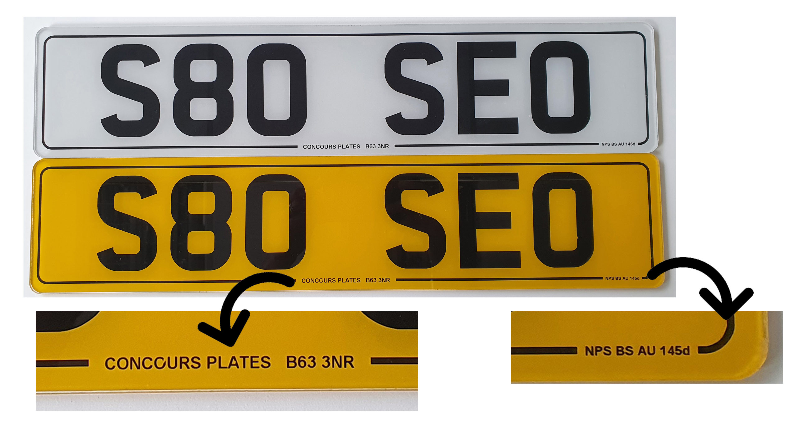 Legal Car Number Plate