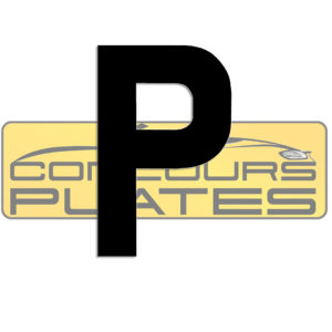 Letter P 4D Acrylic Number Plate Letters Digits