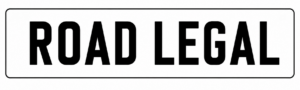 Road Legal Number Plates