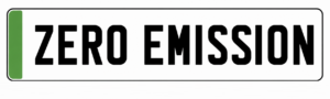 ZERO Emission Number Plates